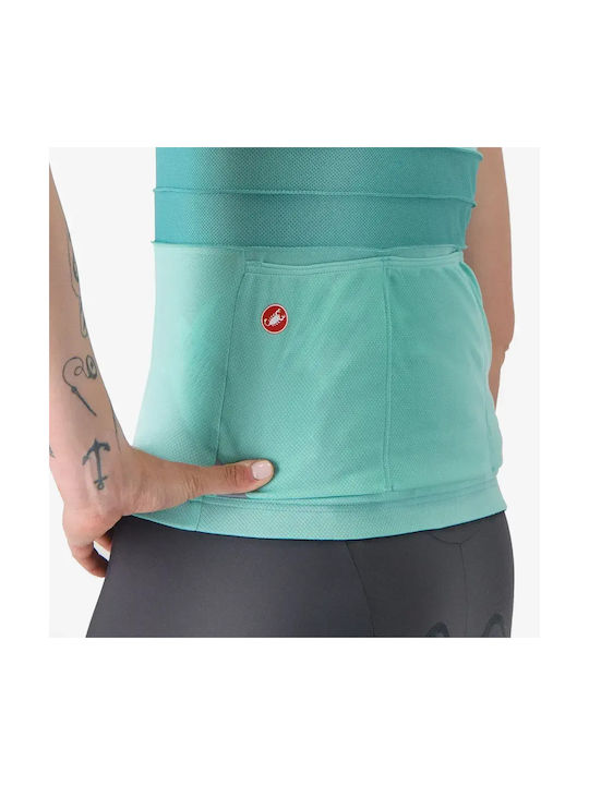 Castelli Ärmelloses Blaues Fahrradtrikot