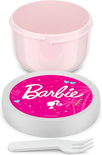 Mepal Campus Plastic Kids' Food Container Barbie 0.3 L Pink 10 x 10 cm