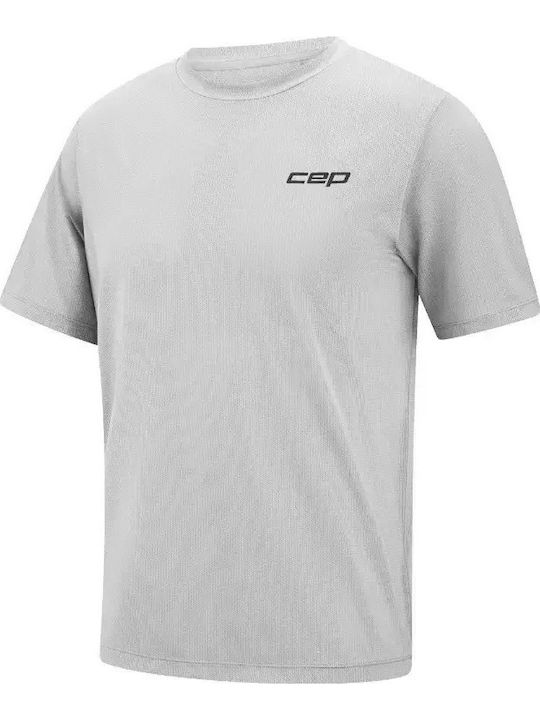 Sport-T-Shirt Hellgrau