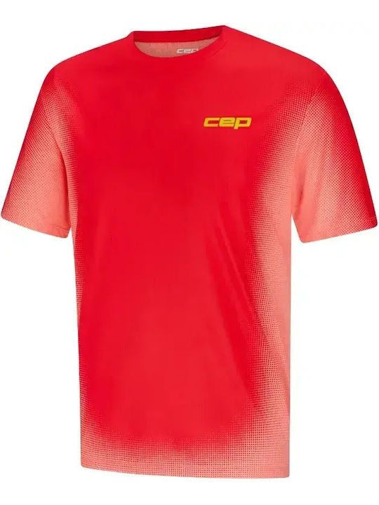 Tricou Sport Neon Coral/Fade