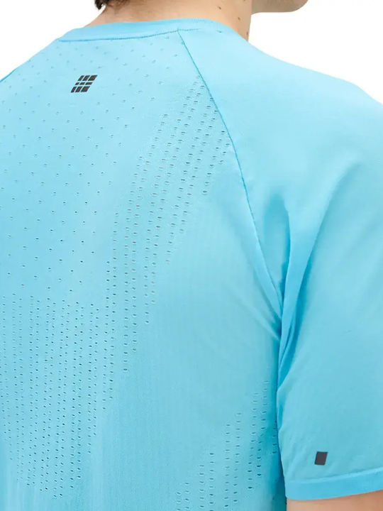 Tricou sport albastru deschis Light Blue