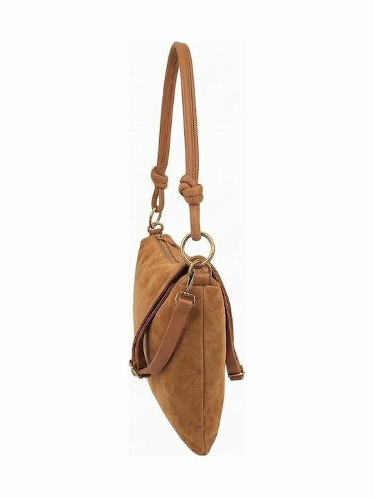 Дамски Плик от Велур в Тауп H681-Brown