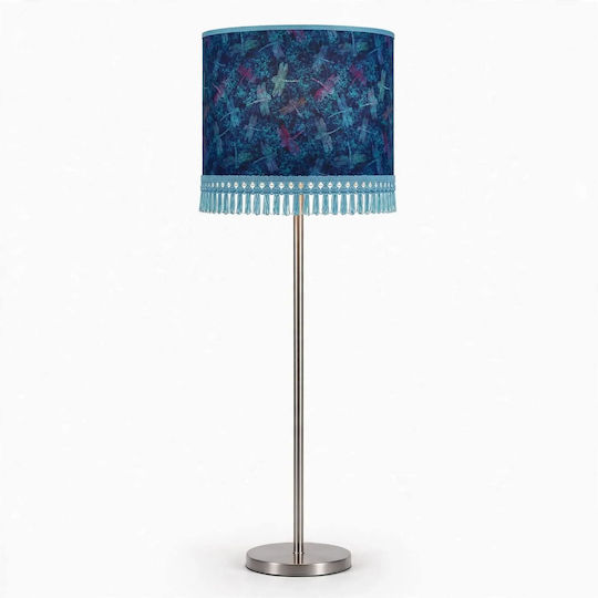 Oxygen Lampshades Lampshades Floor Lamp With E27 Lamp Bulb Base Blue