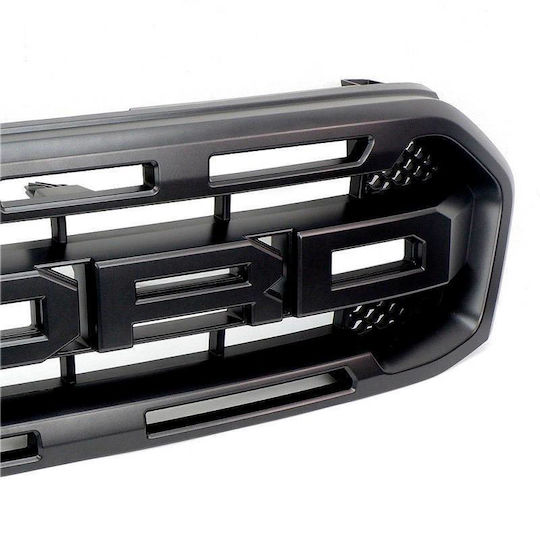 Kühlergrill Ford Ranger T8 2019-2023 im Raptor-Look Schwarz Matt