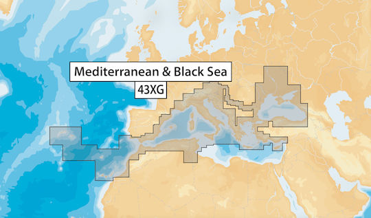 Navionics Χάρτης Gps Msd/nav+43xg Mediterranean & Black Sea