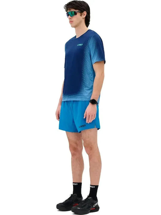 Αθλητικό T-shirt Dark Blue/fade