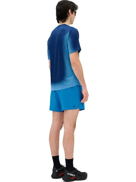 Αθλητικό T-shirt Dark Blue/fade