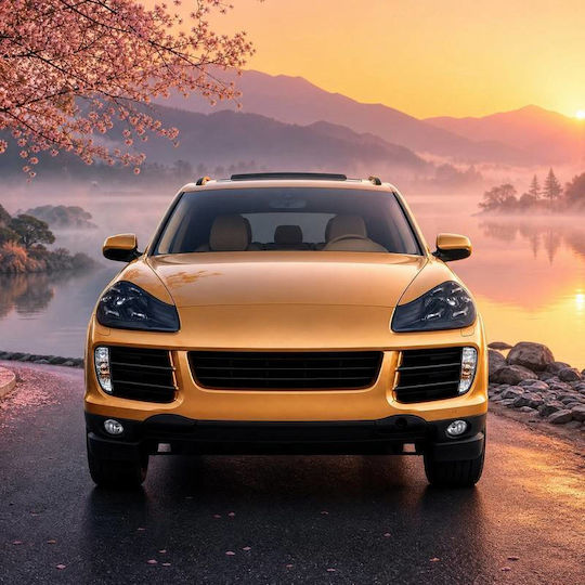 Front Lights Set Porsche Cayenne 957 07-10 Upgrade 2023 Matrix Style LED