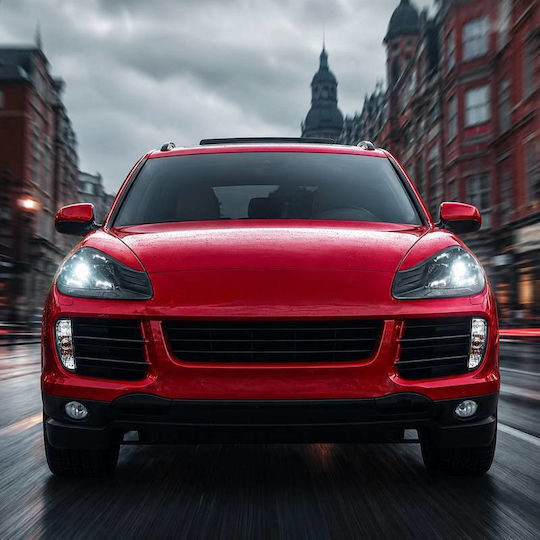 Front Lights Set Porsche Cayenne 957 07-10 Upgrade 2023 Matrix Style LED