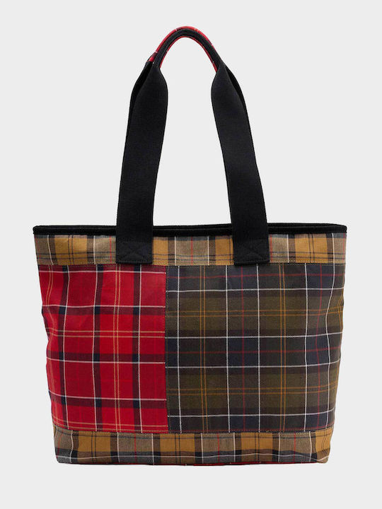 Mya Patchwork Fabric Women's Tote Bag Multicolour