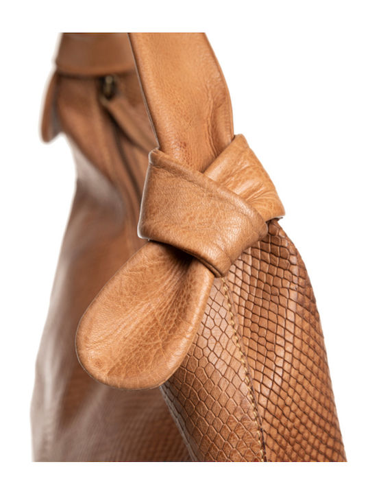Brown Leather Women's Shoulder Bag