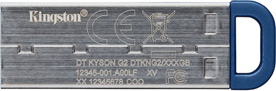 Kingston 64GB USB 3.2 Флашка Сребриста