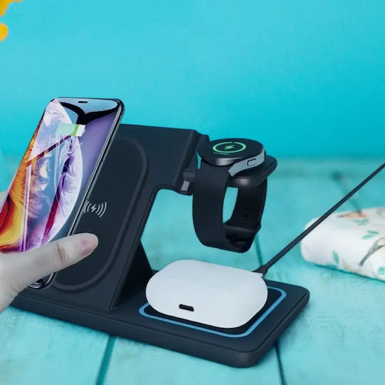 Lamtech Безжично зарядно устройство (Qi Pad) 15W Черно (LAM981210)