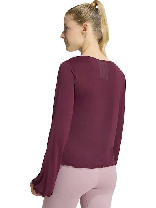 adidas Women's Burgundy Blouse