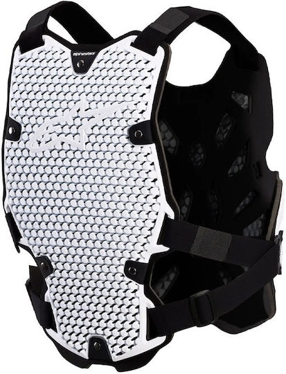 Alpinestars Bio Action V2 Nivel 1 Protecție Toracică Motocross Albă Culoare