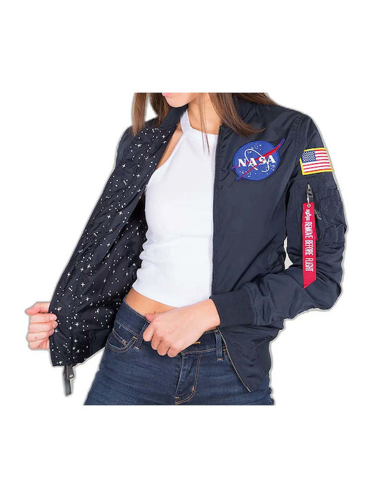 Women's Reversible Winter Jacket Nasa