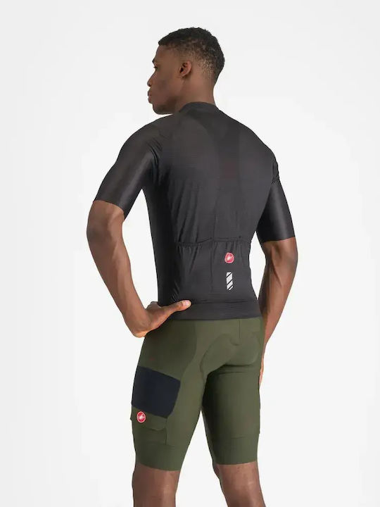 Castelli Мъжки зелени шорти за колоездене Castelli Мъжки зелени шорти за колоездене