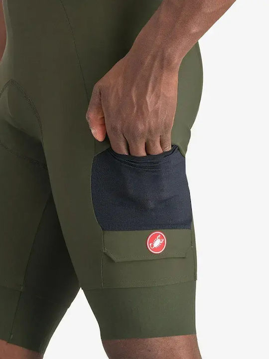 Castelli Bermude de Ciclism pentru Bărbați Verde