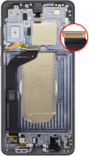 Oled Assembly Frame Compatible Samsung Galaxy S25 Edge Service Pack Titanium Jetblack