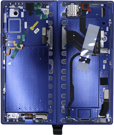 Inner Oled Assembly Frame Samsung Galaxy Z Fold 7 5g Us & International Service Pack Blue Shadow