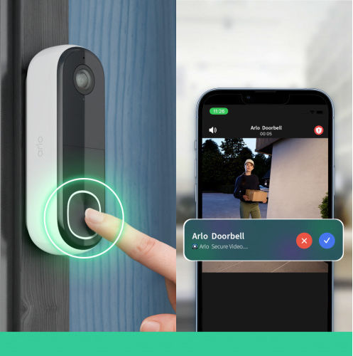 Arlo Set Videointerfon Fără Fir Alb