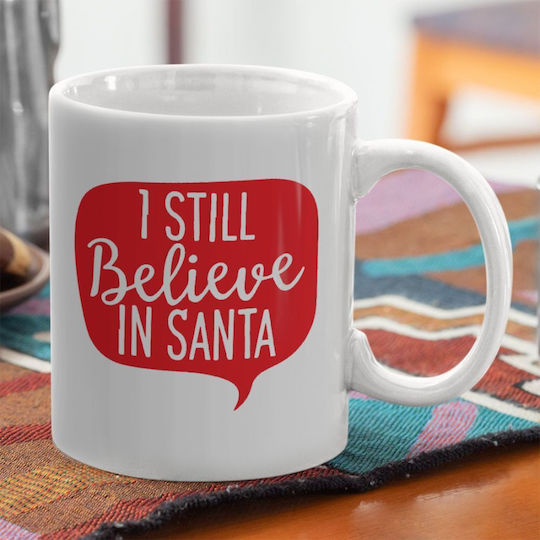 Koupakoupa Weihnachtlicher Keramikbecher Weihnachtsmänner 330 ml