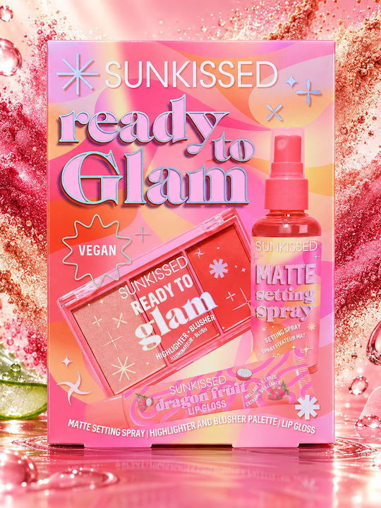 Ready To Glam Makeup Palette for Face & Lips 88gr
