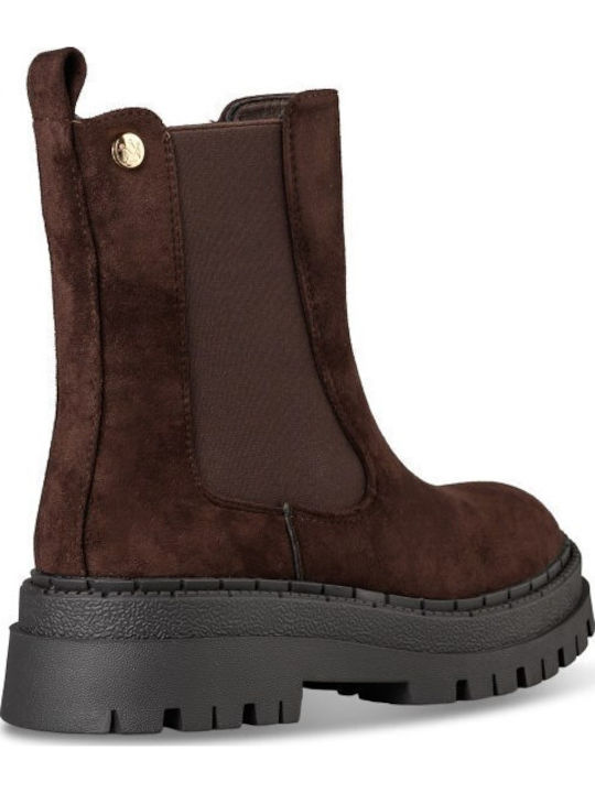 Women's Brown Chelsea Ankle Boots