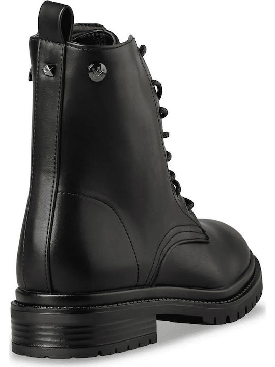 Ghete Dama Tip Bocanci Negre