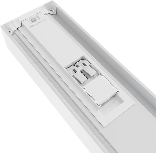 Braytron Plafonieră de Tavan 59 cm Albă cu LED Integrat