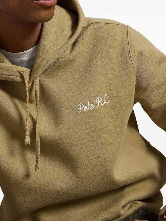 Φούτερ με Κουκούλα Beige/khaki