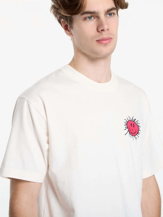Checkerboard Behaviour T-shirt Egret