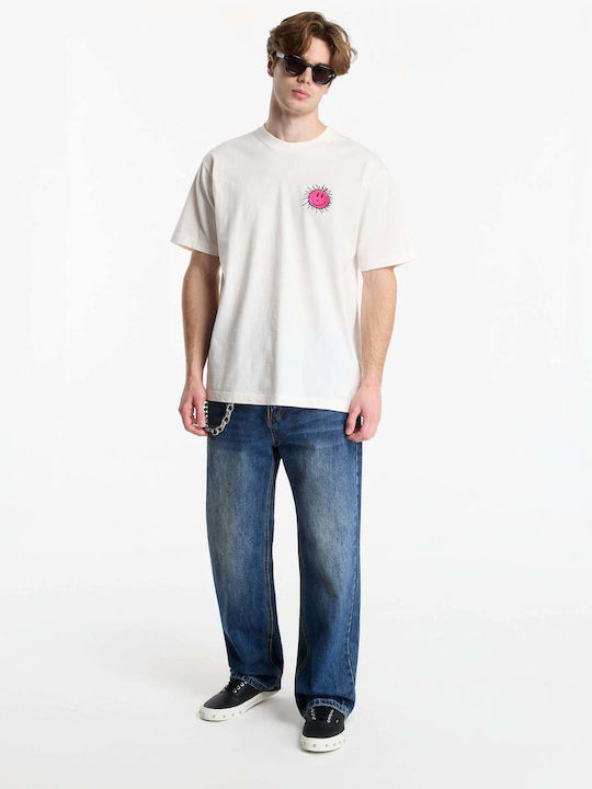Checkerboard Behaviour T-shirt Egret