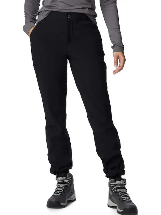 Pantaloni de Damă din Material Textil Black
