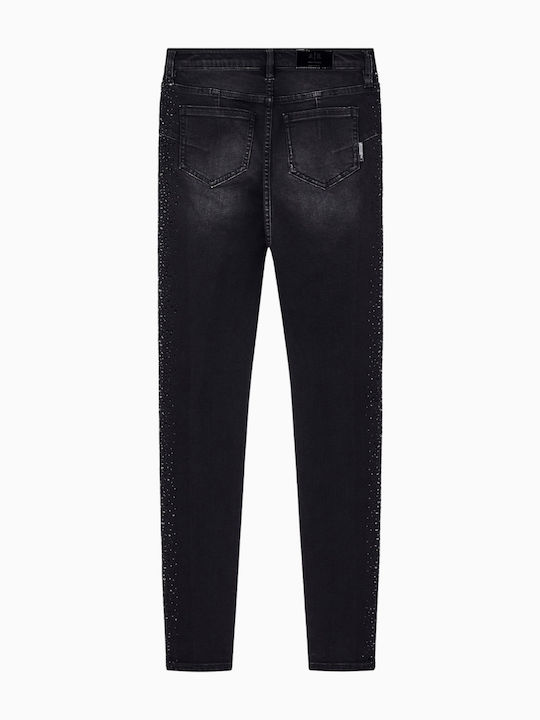 Дамски дънки Super Skinny Кройка Черен