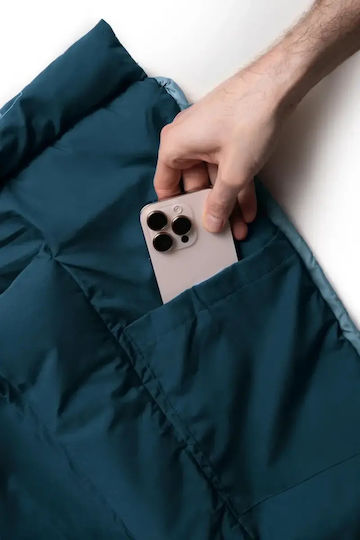 Ferrino Sleeping Bag Μονό 2 Εποχών Yukon Blue