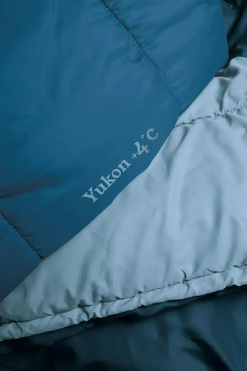 Ferrino Sleeping Bag Μονό 2 Εποχών Yukon Blue