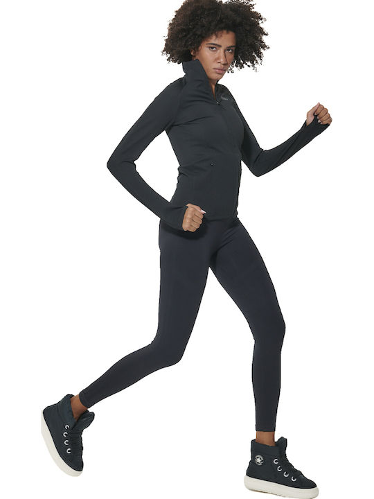 Women's Athletic Cardigan Black