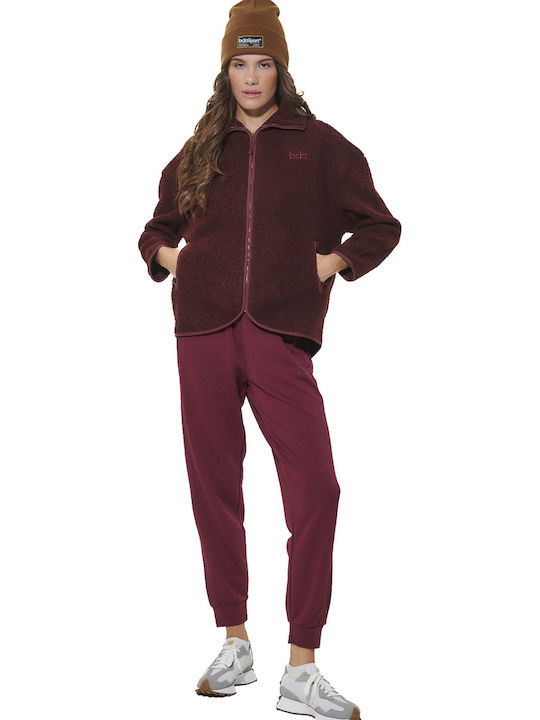 Damenjacke mit Reißverschluss Rot