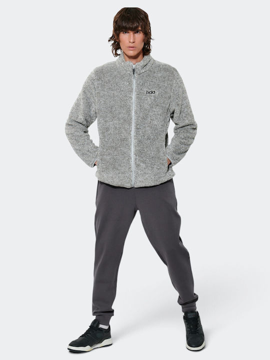 Men's Fleece Jacket Heather Grey