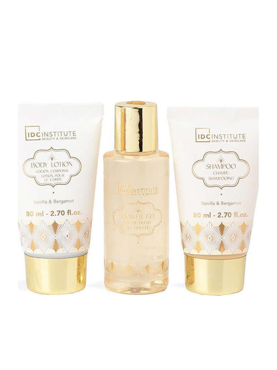 IDC Institute Scented Moisturizing Skin Care Set Vanilla & Bergamot 4 Pieces