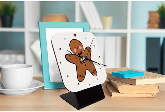Koupakoupa Mr Gingerbread Analog Wooden Clock