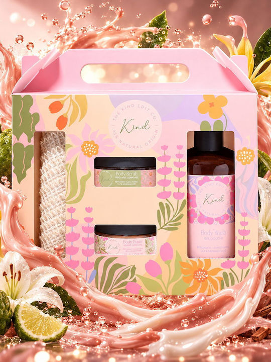 Sunkissed Hautpflege-Set zur Feuchtigkeitspflege und Körperreinigung Bergamotte, Ylang-Ylang, Lilie & Sandelholz 3 Stück