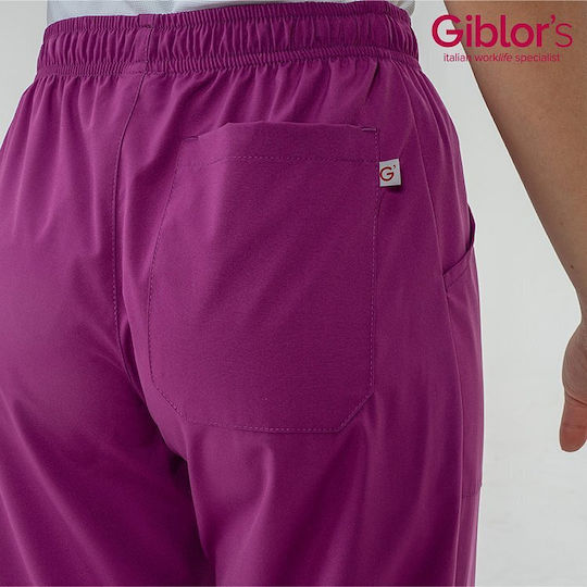 Giblor's Alan Unisex Ιατρικό Παντελόνι Μωβ