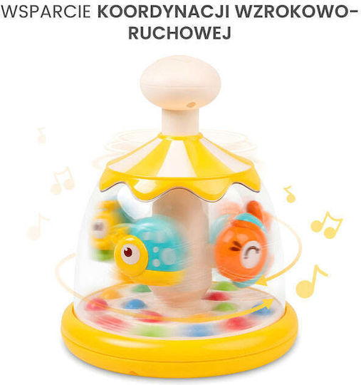 Spinning Top with Sounds for 6+ Months