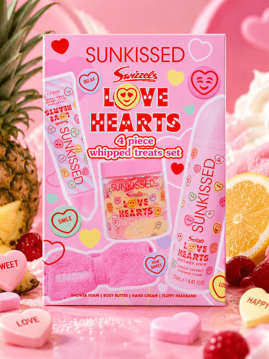 Sunkissed Love Hearts Hautpflege-Set für Feuchtigkeitspflege 4-teilig Sunkissed Love Hearts Hautpflege-Set für Feuchtigkeitspflege 4-teilig