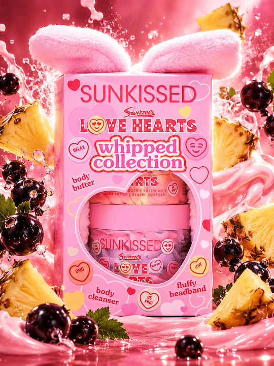 Sunkissed Love Hearts Hautpflege-Set zur Feuchtigkeitspflege 3-teilig