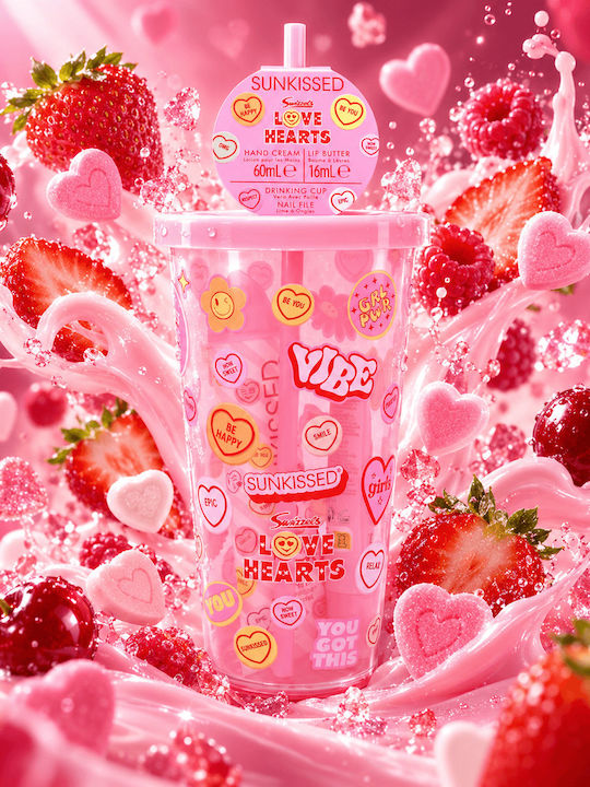 Sunkissed Love Hearts Hautpflege-Set für Feuchtigkeitspflege 4-teilig