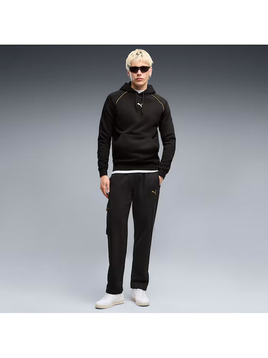 Sport Holiday Cargo-Jogginghose mit elastischem Bund Schwarz