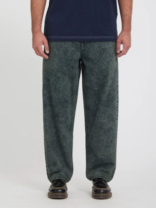 Freazy Men's Loose Tapered Fit Jeans Scarab
